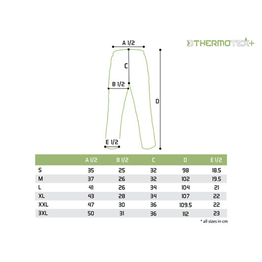 Outdoorové nohavice delphin thermotex plus+ - 101006342_5