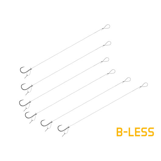 Nadväzec Delphin FLR D-rig / 6ks ‎| 8cm/0,22mm/B-LESS #8/Sting 7mm