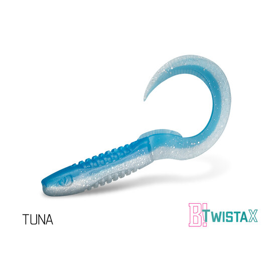 Umelá nástraha Delphin TwistaX Eeltail UVs / 5ks | 15cm/GREENCH
