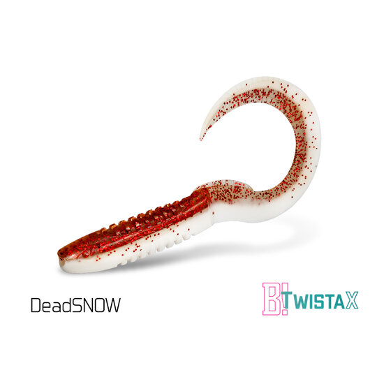 Umelá nástraha Delphin TwistaX Eeltail UVs / 5ks | 15cm/GREENCH