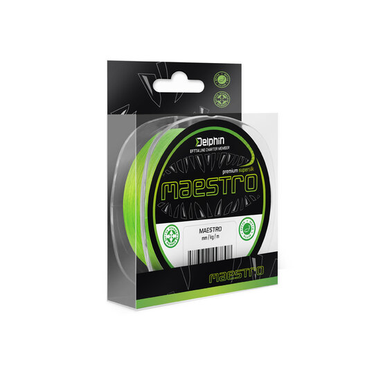 Delphin MAESTRO / fluo zelená | 0,07mm 4,5kg 150m