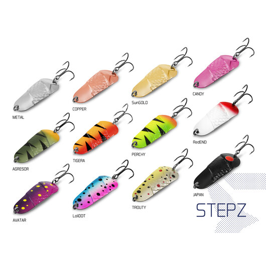 Plandavka Delphin STEPZ StripSCALE | 10g RedEND Hook #2