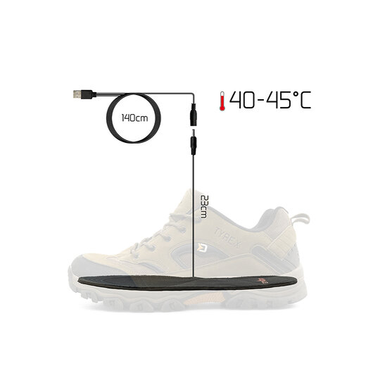Elektricky vyhrievané vložky Delphin THERM | veľ.40-46