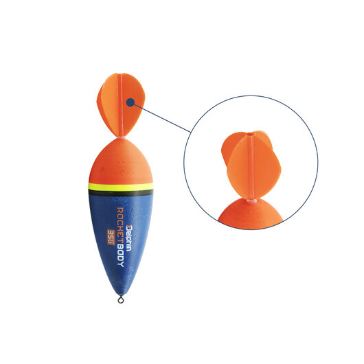 Plavák na šťuky Delphin RocketBODY | 15g