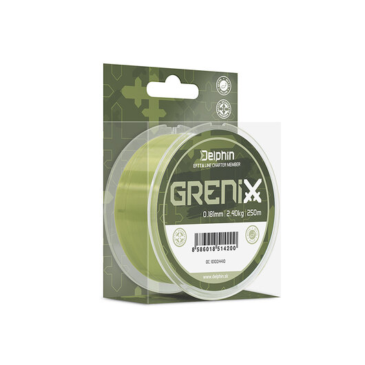 Delphin GRENIX / zelená | 0,181mm 2,40kg 250m