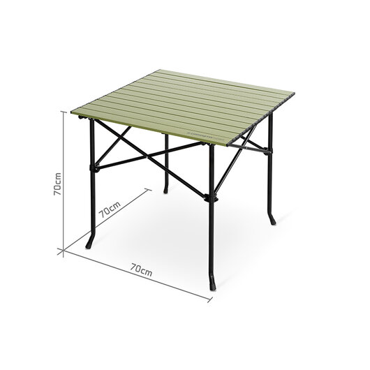 Skladací stolík Delphin CAMPSTA Mega | 70x70x70cm