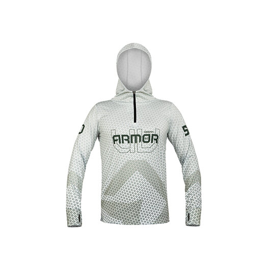 Tričko s kapucňou Delphin UV ARMOR 50+ | Olive S