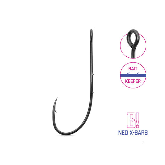 Háčik na čeburašku Delphin B! NEO X-BARB / 8ks