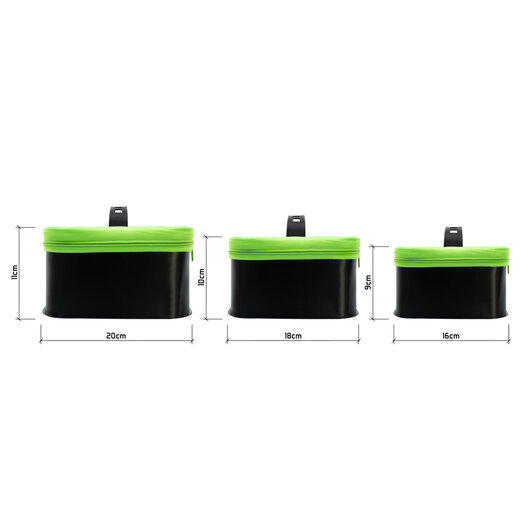 Set tašiek Delphin REAXE SetBAX 3v1 | 30x20x11cm / 28x18x10cm / 26x16x9cm 