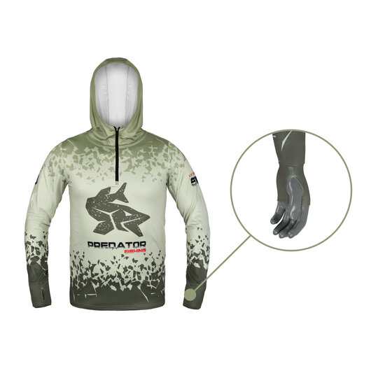 Tričko s kapucňou Delphin UV ARMOR 50+