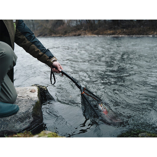 Prívlačový podberák Delphin FoldSPIN