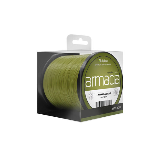 Delphin ARMADA Carp zelená | 0,25mm 4,4kg 300m