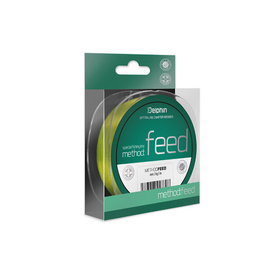 Delphin Method FEED žltá | 0,14mm 1,8kg 150m
