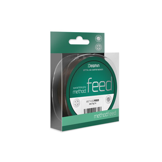 Delphin Method FEED hnedá | 0,14mm 1,8kg 150m