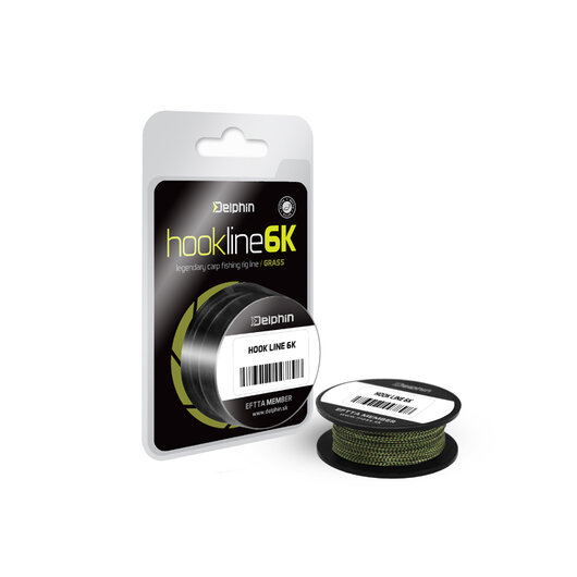 Delphin HOOKLINE 6K grass | 15lbs 20m