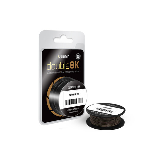 Delphin HOOKLINE Double 8K hnedá kamufláž | 15lbs 20m