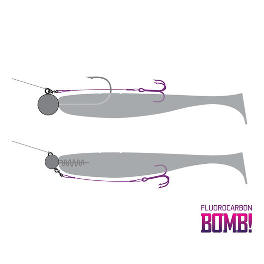BOMB! Twisto RIGS Fluorocarbon / 3ks