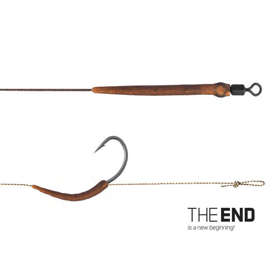 Nadväzec Delphin THE END Boilie rig / 2ks | 20cm/25lbs/#2