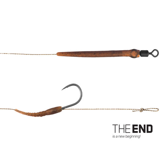 Nadväzec Delphin THE END Skin rig / 2ks | 20cm/25lbs/#4