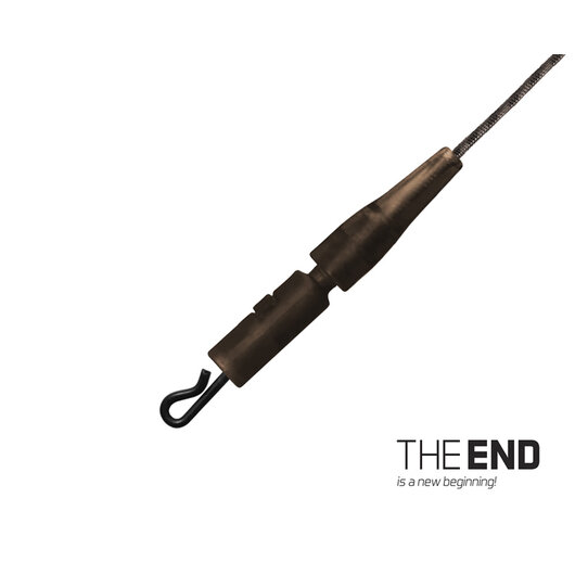 Nadväzec THE END Leadcore + PIN clip / 3ks | 1m