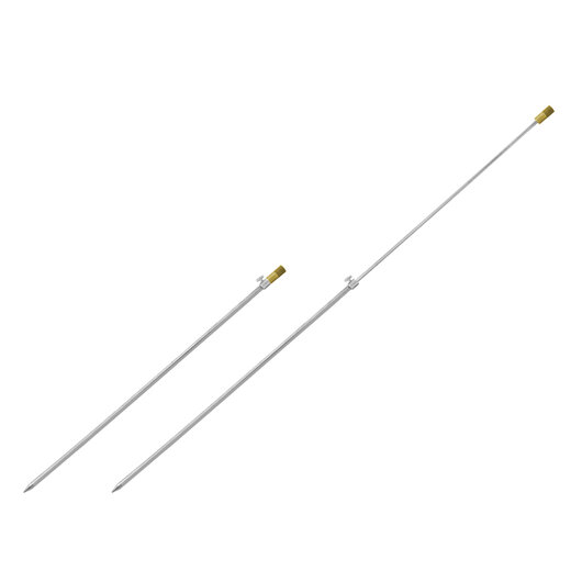 Rázsoška Delphin oceľová so závitom | 40-70cm