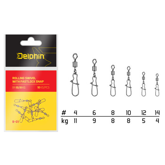Rolling Swivel with Fastlock Snap | BN/4