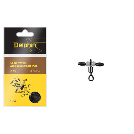 Inline swivel with rubber stopper | S / 0