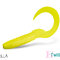 Umelá nástraha Delphin TwistaX Eeltail UVs / 5ks | 6cm/GREENCH