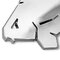 3D nálepka Delphin CARP | Chróm