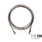 Nadväzec THE END Leadcore + swivel / 3ks | 1m