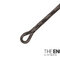 Nadväzec THE END Leadcore + swivel / 3ks | 1m