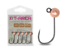 Tête plombée tungstène Delphin T-AREA BL / 5 pcs - cuivrée