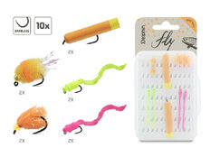 Lot de mouches Delphin FLY / 10 pcs | Bung trout