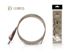 Bas de ligne Delphin sCAMO Leadcore + PinC WOODZ / 3 pcs | 1m