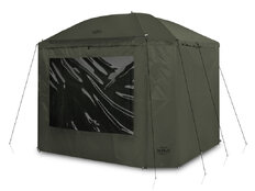 Parapluie de pêche avec auvent Delphin DualiX STABIL | 320cm 4/4