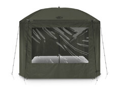 Parapluie de pêche avec auvent Delphin DualiX STABIL | 320cm 4/4