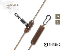 Montage Delphin THE END Leadcore HELI / 3 pcs | 80cm