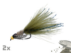 Set of artificial flies Delphin FLY / 10pcs | Wild trout