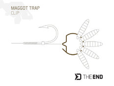Clip asticot Delphin TheEND Maggot Trap / 15 pcs 
