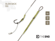 Bas de ligne Delphin THE END Blow back rig / 2 pcs 