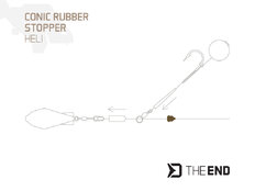 Perle amortisseur rond Delphin TheEND Heli Stopper / 15 pcs