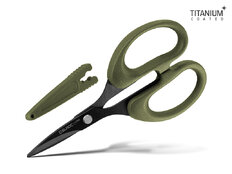 Ciseaux dentelés Delphin BladeX Long Titan | 12 cm