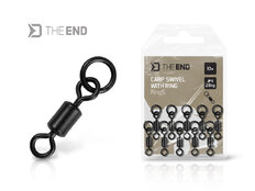 Émerillon avec anneau Delphin TheEND RingS / 10 pcs