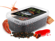 Pellet box Delphin Reaxe READY&GO|Saumon – écrevisse/400g+120ml booster+10mm wafters