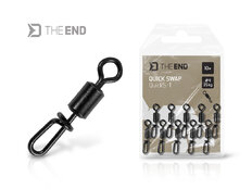 Émerillon attache rapide Delphin TheEND QuickS-T / 10 pcs | #4 / 35kg