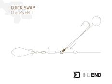 Émerillon attache rapide Delphin TheEND QuickS Heli / 10 pcs