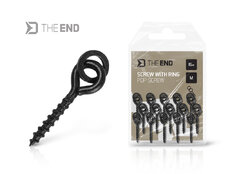 Vis à bouillettes avec anneau Delphin TheEND POP Screw / 15 pcs