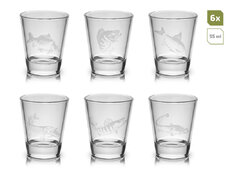 Lot de petits verres Delphin SHOTY 6 en 1 | 6x55ml