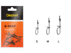 Attache mouche traîne Delphin Q-SNAP / par 10 / 0,6mm