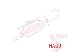 Cuillère ondulante Delphin MAGO